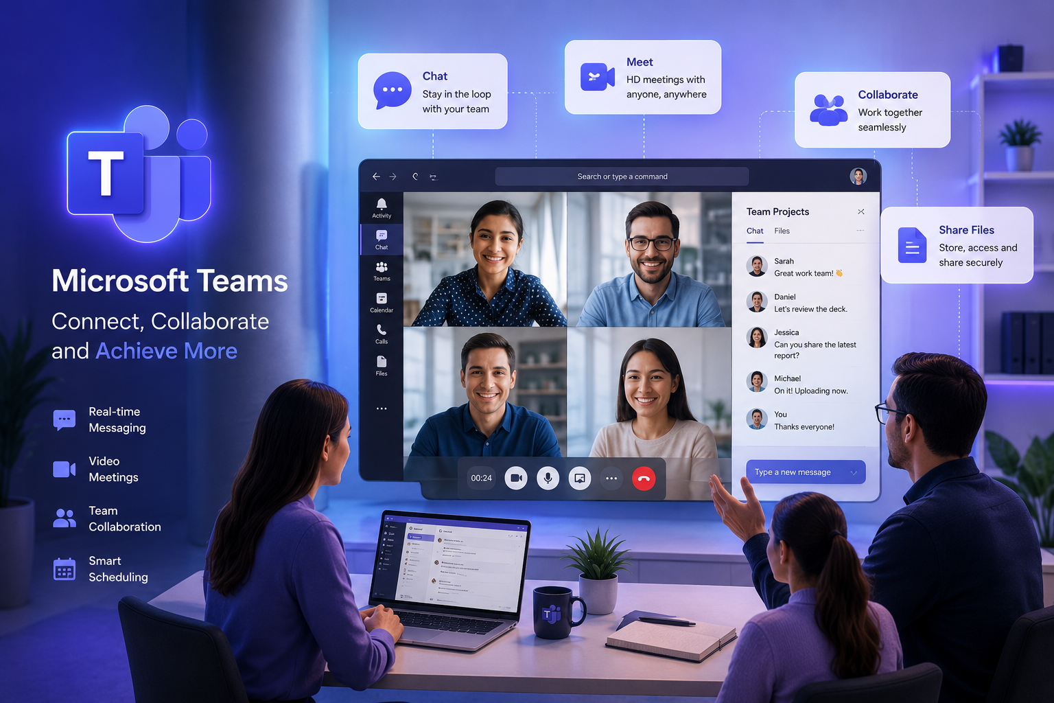 Improve teamwork with Microsoft Teams